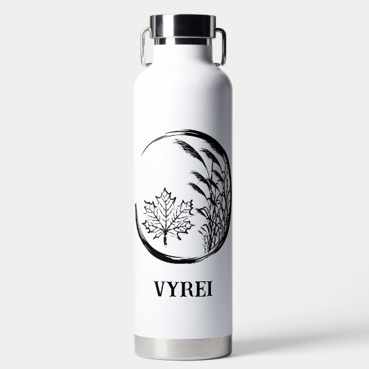 秋/秋の紋章 ウォーターボトル (正面)