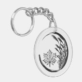 秋/秋の紋章 キーホルダー (正面左)