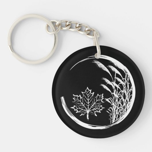 秋/秋の紋章 キーホルダー (正面)