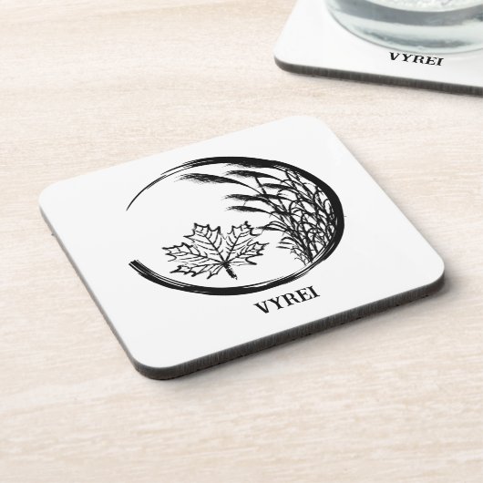 秋/秋の紋章 コースター (左側)