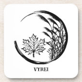 秋/秋の紋章 コースター (正面)