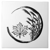 秋/秋の紋章 タイル (正面)