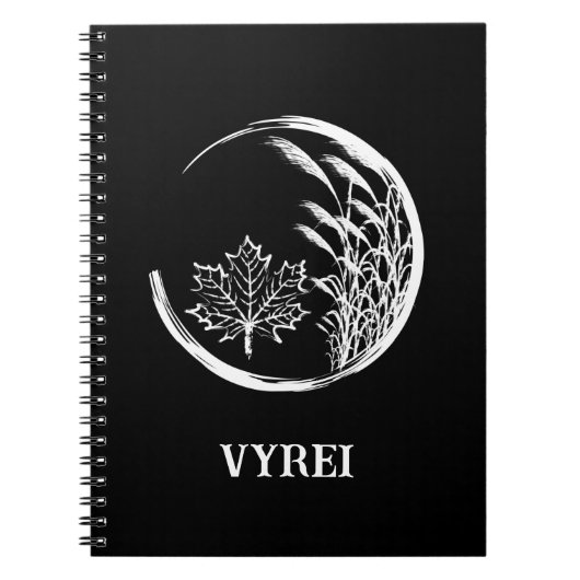 秋/秋の紋章 ノートブック (正面)