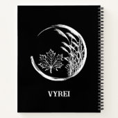 秋/秋の紋章 ノートブック (裏面)