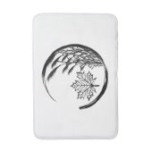 秋/秋の紋章 バスマット (正面縦)