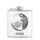 秋/秋の紋章 フラスク (正面)