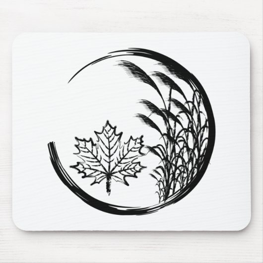 秋/秋の紋章 マウスパッド (正面)