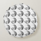 秋/秋の紋章 ラウンドクッション (裏面)