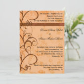 秋/秋の結婚式招待状 招待状 (スタンド正面)