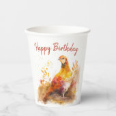 秋/秋の雰囲気フェアシャン – 誕生日パーティー – 紙コップ (正面)