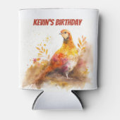 秋/秋の雰囲気フェアシャン – 誕生日パーティー –  缶クーラー (正面)