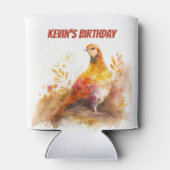 秋/秋の雰囲気フェアシャン – 誕生日パーティー –  缶クーラー (裏面)