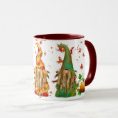 秋/秋カボチャ格言コーヒーマグ マグカップ (正面右)