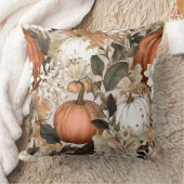 秋/秋カボチャ離れのフローラ クッション (ブランケット)