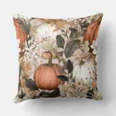 秋/秋カボチャ離れのフローラ クッション (裏面)