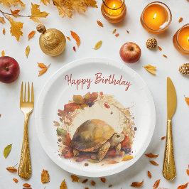 秋/秋ビーブスカメ – 誕生日パーティー –  ペーパープレート