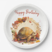 秋/秋ビーブスカメ – 誕生日パーティー –  ペーパープレート (正面)
