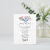 秋 – 秋フローラ結婚ズゲスト詳細 エンクロージャーカード (スタンド正面)