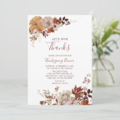 秋/秋与えフレンズ感謝していズ与え・ディナー 招待状 (スタンド正面)