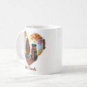 秋/秋愛犬家 コーヒーマグカップ (正面左)