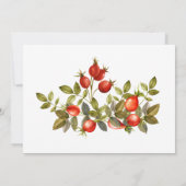 秋 – 秋水彩最初の聖餐式 招待状 (裏面)