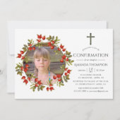 秋 – 秋水彩確認 招待状 (正面)