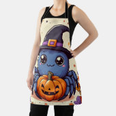 秋/秋/スパイダー/魔女/ハロウィーン エプロン (インサイチュ)