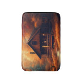 秋/秋/ハロウィーン/素朴絵画性 バスマット (正面縦)