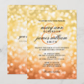 秋/秋《写真》ぼけ味ライトエレガントな結婚式 招待状 (正面/裏面)