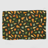 秋、秋、感謝祭の観賞用グルド ゴルフタオル (横)