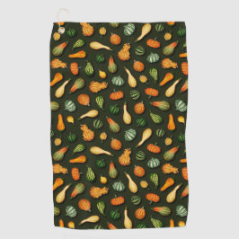 秋、秋、感謝祭の観賞用グルド ゴルフタオル