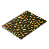 秋、秋、感謝祭の観賞用グルド ノートブック (左側)