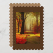 秋,秋,感謝祭,カード サンキューカード (正面/裏面)