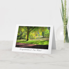 秋/秋-新しい家の運の開始 カード