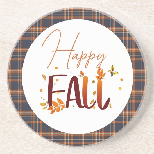 秋/秋/葉 コースター (正面)