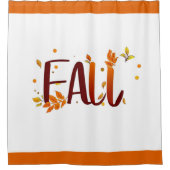 秋/秋/葉 シャワーカーテン (正面)