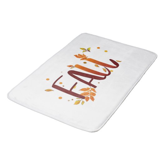 秋/秋/葉 バスマット (アングル)