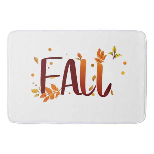 秋/秋/葉 バスマット (正面)