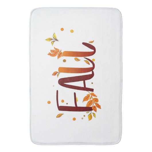 秋/秋/葉 バスマット (正面縦)