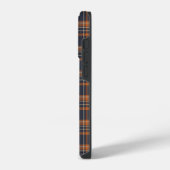 秋/秋/葉/格子板 iPhoneケース (左側面)