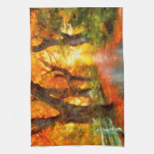 秋/秋/葉/自然 キッチンタオル (縦)