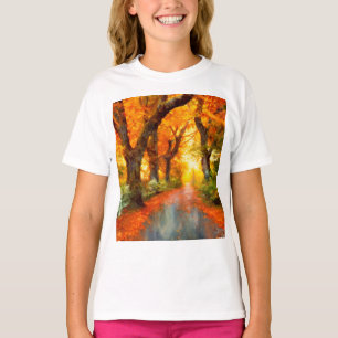 秋/秋/葉/自然 Tシャツ