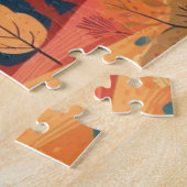 秋/秋/離れカラフル ジグソーパズル (側面)