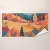 秋/秋/離れカラフル バスタオル (バスタオル)