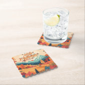 秋/秋/離れカラフル ペーパーコースター (インサイチュ)