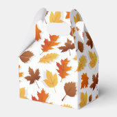 秋/紅葉感謝祭ギフトボックス。編集可能 フェイバーボックス (裏面サイド)