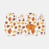 秋/紅葉感謝祭ギフトボックス。編集可能 フェイバーボックス (折り畳みなし)