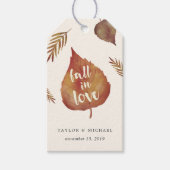 秋 |紅葉結婚式の引き出物 ギフトタグ (正面)