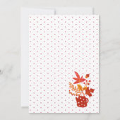 秋|紅葉|カボチャの誕生日パーティー 招待状 (裏面)