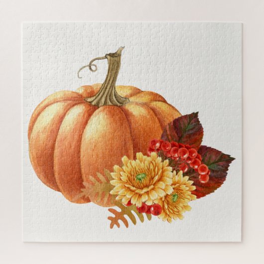 秋 紅葉 カボチャ ジグソーパズル (縦)
